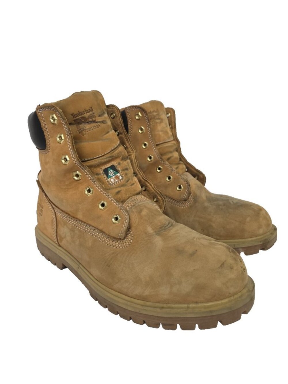 Timberland Pro Men Iconic 6" Aluminum Toe WP Leather Work Boot A22H2 Wheat 11W
